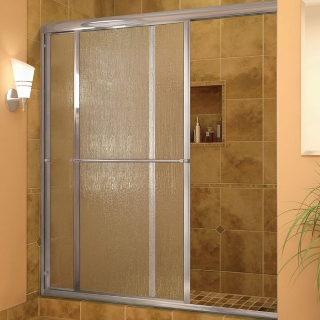 framed glass shower door